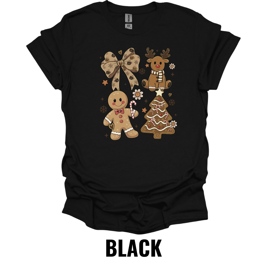 Gingerbread Christmas Shirt – Cute Holiday Cookie Graphic Tee