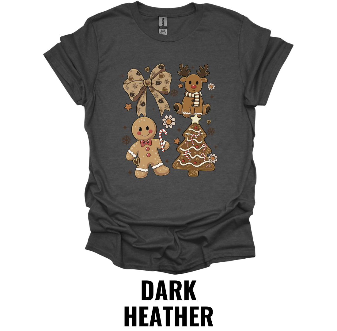 Gingerbread Christmas Shirt – Cute Holiday Cookie Graphic Tee