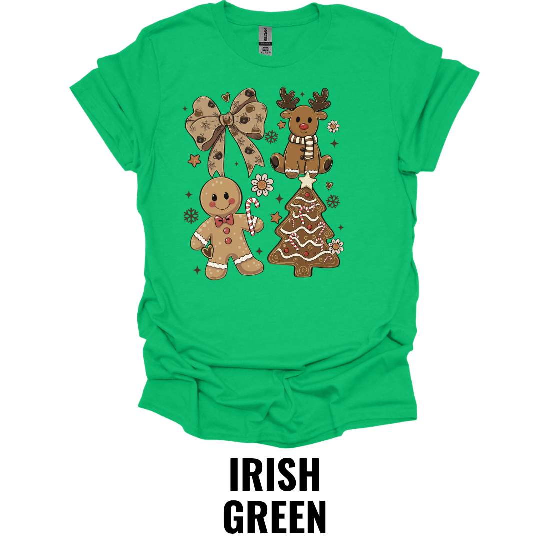 Gingerbread Christmas Shirt – Cute Holiday Cookie Graphic Tee