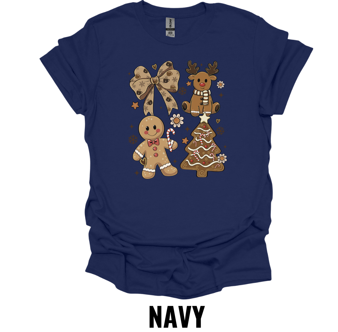Gingerbread Christmas Shirt – Cute Holiday Cookie Graphic Tee