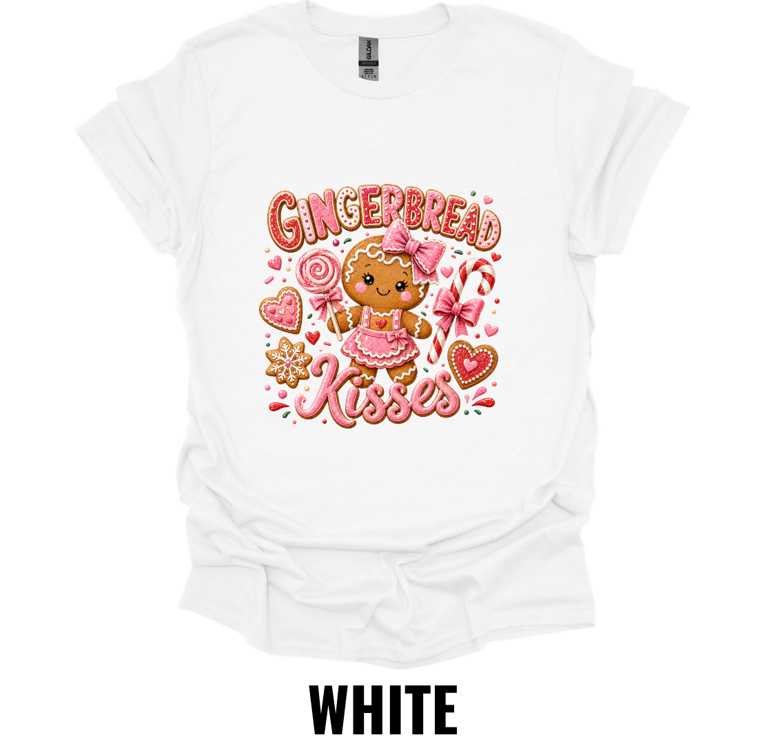 Gingerbread Kisses T-Shirt – Cute Christmas Candy Tee