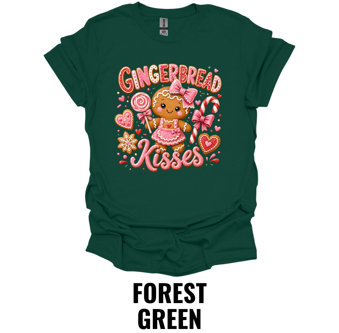 Gingerbread Kisses T-Shirt – Cute Christmas Candy Tee