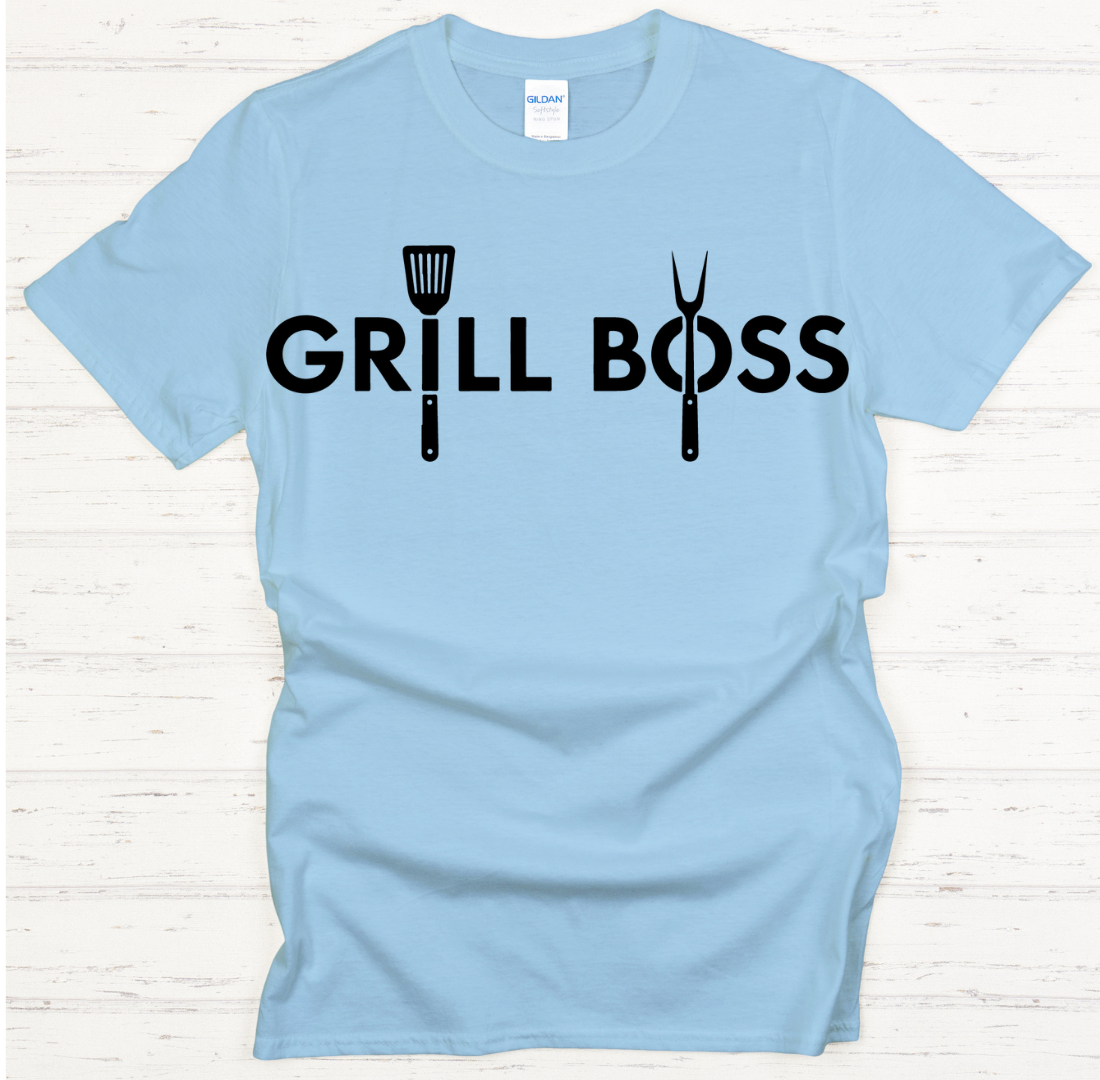 Grill Boss BBQ Graphic T-Shirt | Gildan Softstyle Tee