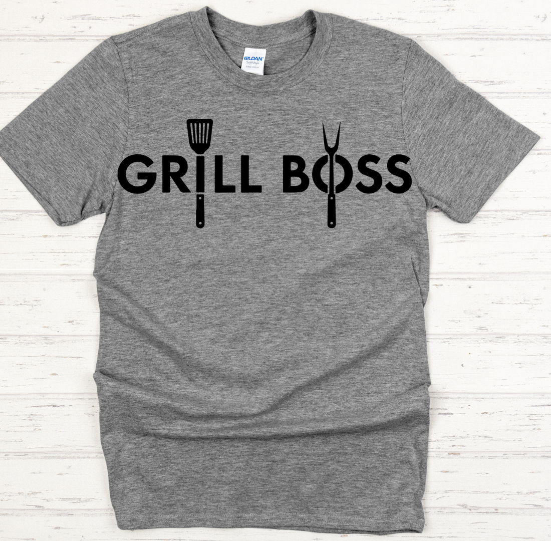 Grill Boss BBQ Graphic T-Shirt | Gildan Softstyle Tee