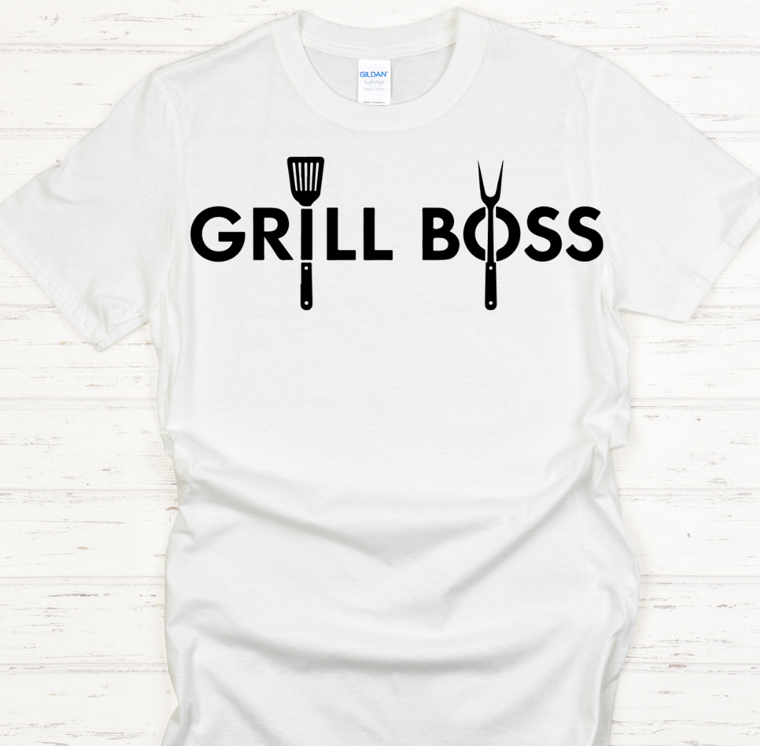 Grill Boss BBQ Graphic T-Shirt | Gildan Softstyle Tee