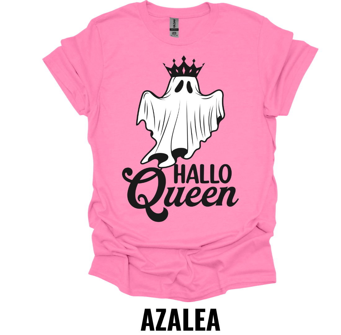 Hallo Queen Ghost Halloween T-Shirt for Women