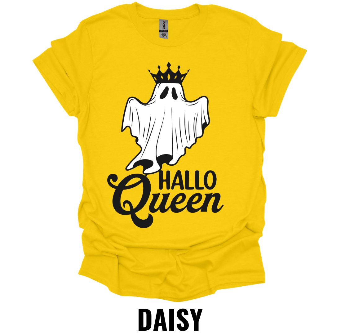 Hallo Queen Ghost Halloween T-Shirt for Women