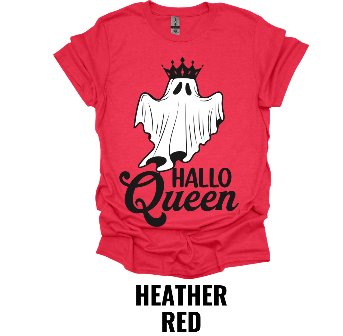 Hallo Queen Ghost Halloween T-Shirt for Women