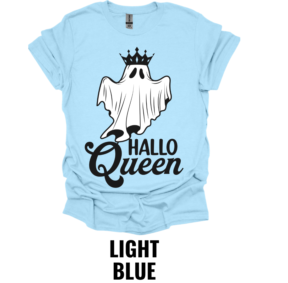 Hallo Queen Ghost Halloween T-Shirt for Women