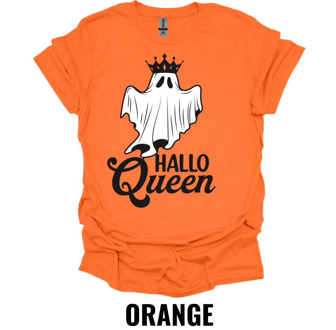 Hallo Queen Ghost Halloween T-Shirt for Women