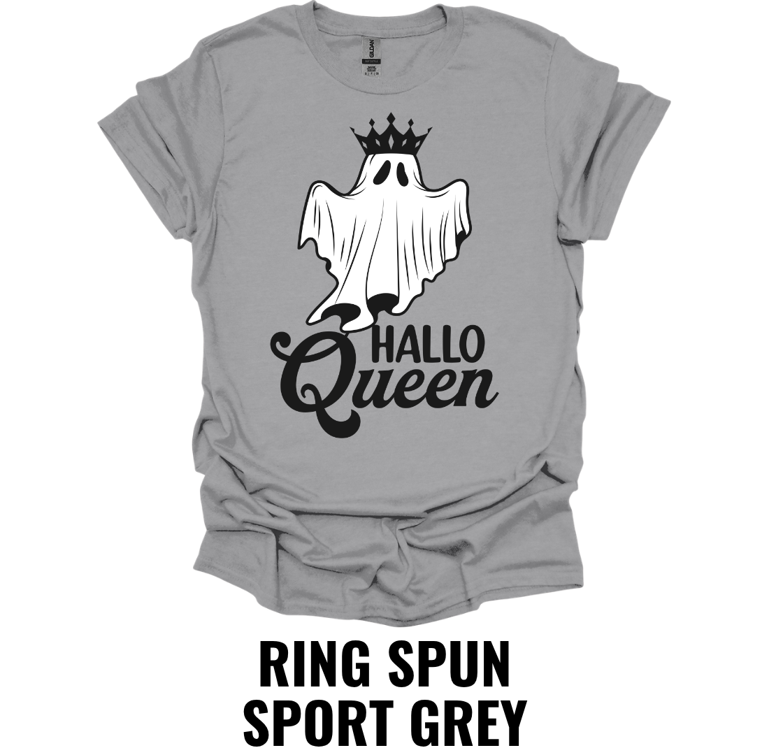 Hallo Queen Ghost Halloween T-Shirt for Women