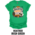 Haunted Coffee House T-Shirt – Cute Halloween Coffee Tee