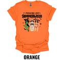 I Freaking Love Summerween T-Shirt – Retro Halloween Beach Tee
