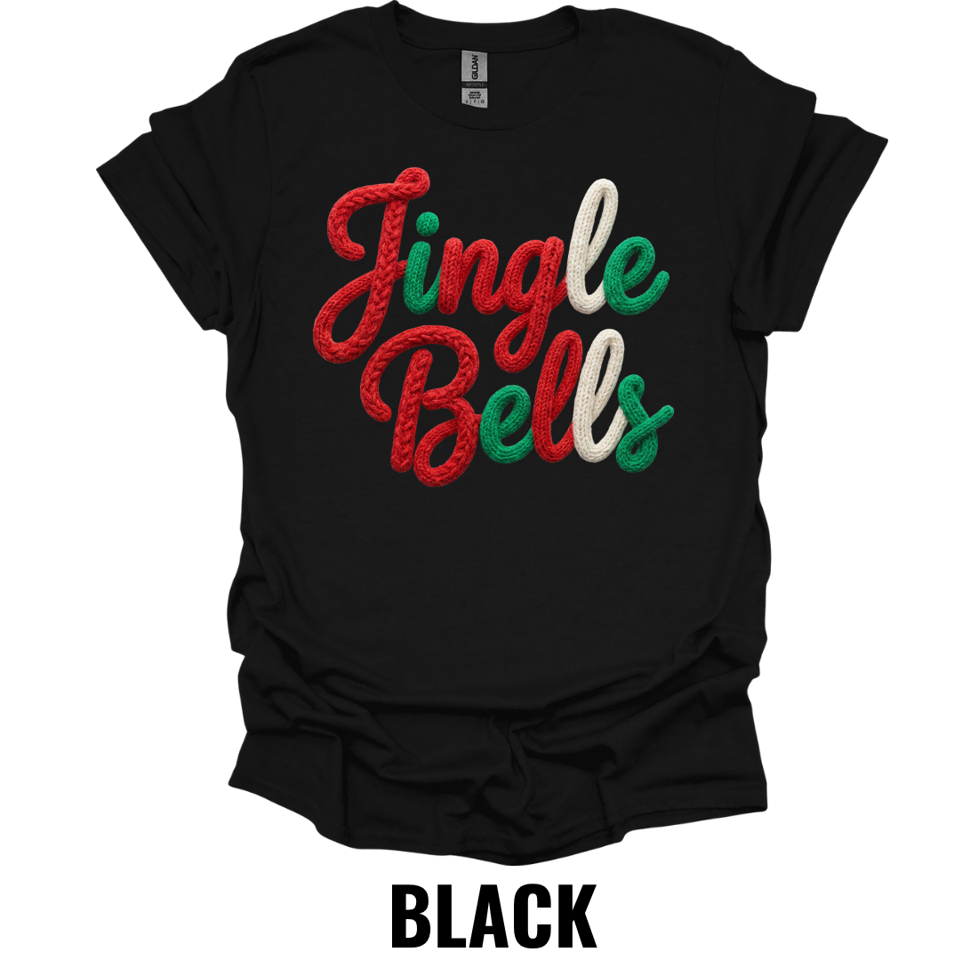 Jingle Bells Christmas Shirt – Festive Holiday Typography Graphic Tee