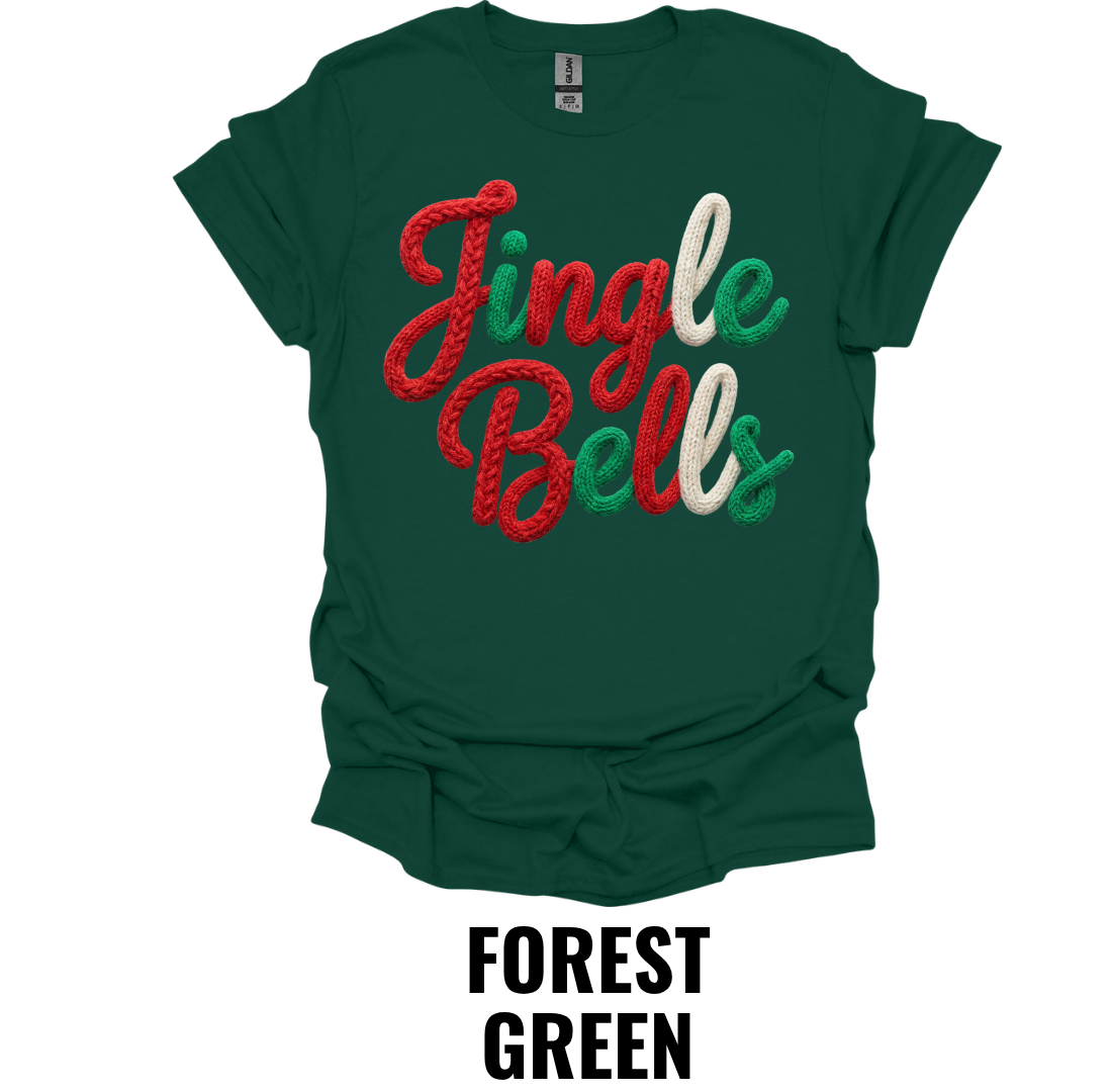 Jingle Bells Christmas Shirt – Festive Holiday Typography Graphic Tee