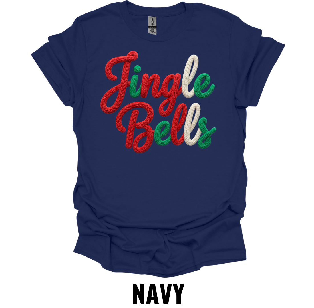 Jingle Bells Christmas Shirt – Festive Holiday Typography Graphic Tee