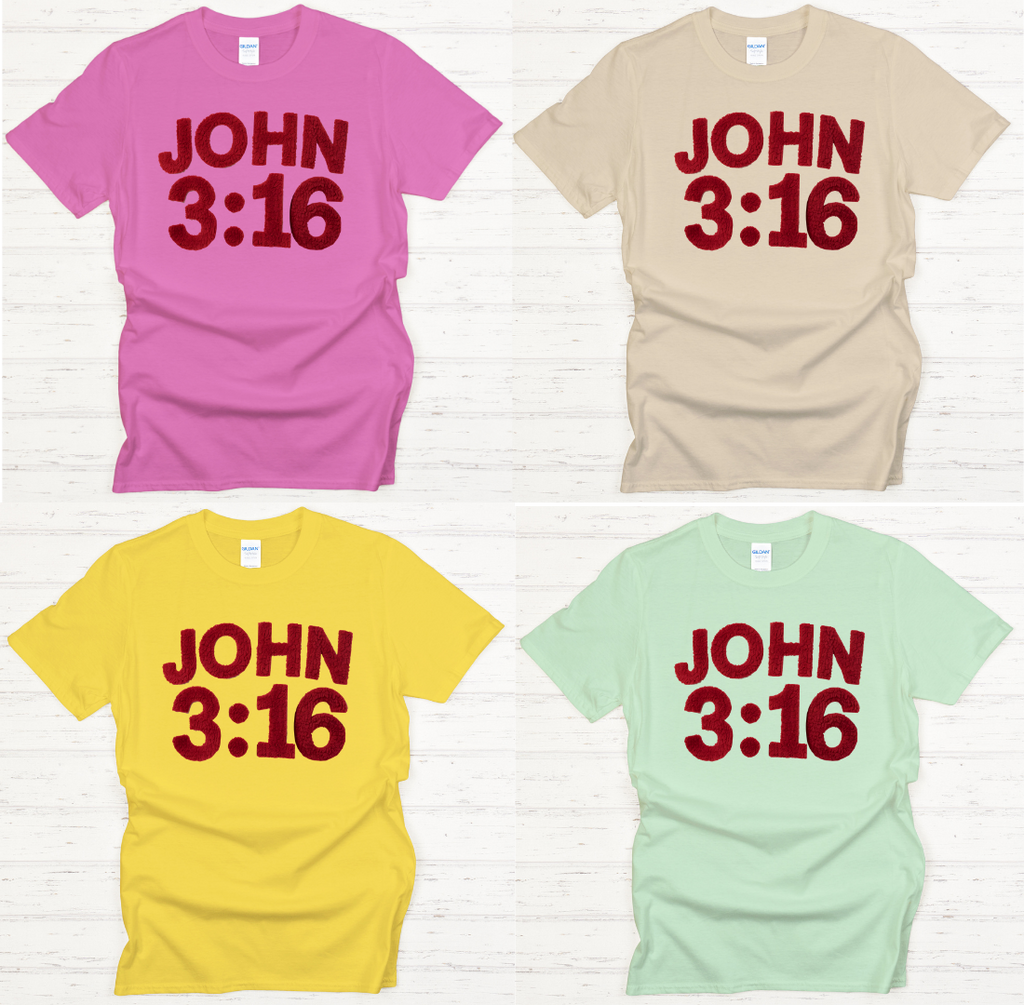 John 3:16 Christian Shirt – Inspirational Bible Verse Faith Tee