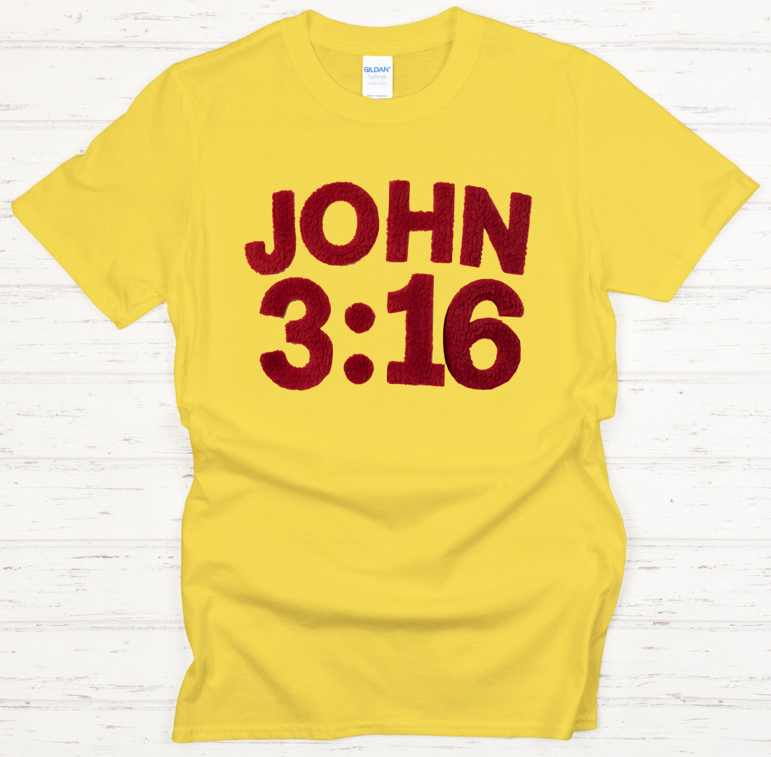 John 3:16 Christian Shirt – Inspirational Bible Verse Faith Tee