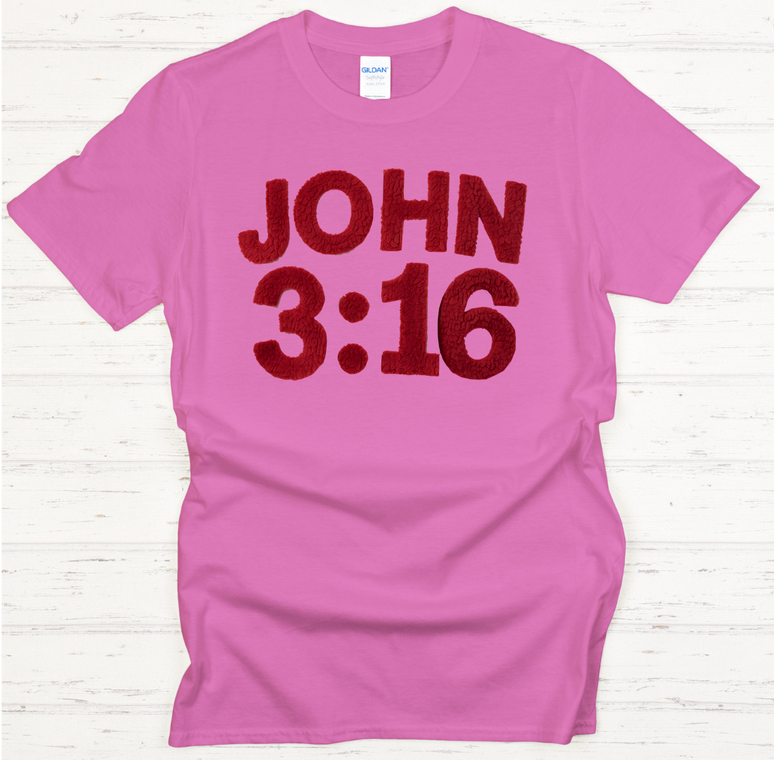 John 3:16 Christian Shirt – Inspirational Bible Verse Faith Tee