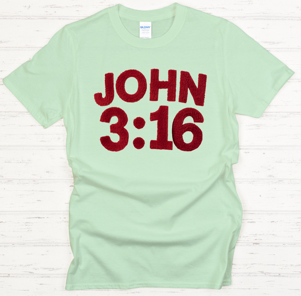 John 3:16 Christian Shirt – Inspirational Bible Verse Faith Tee