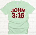 John 3:16 Christian Shirt – Inspirational Bible Verse Faith Tee