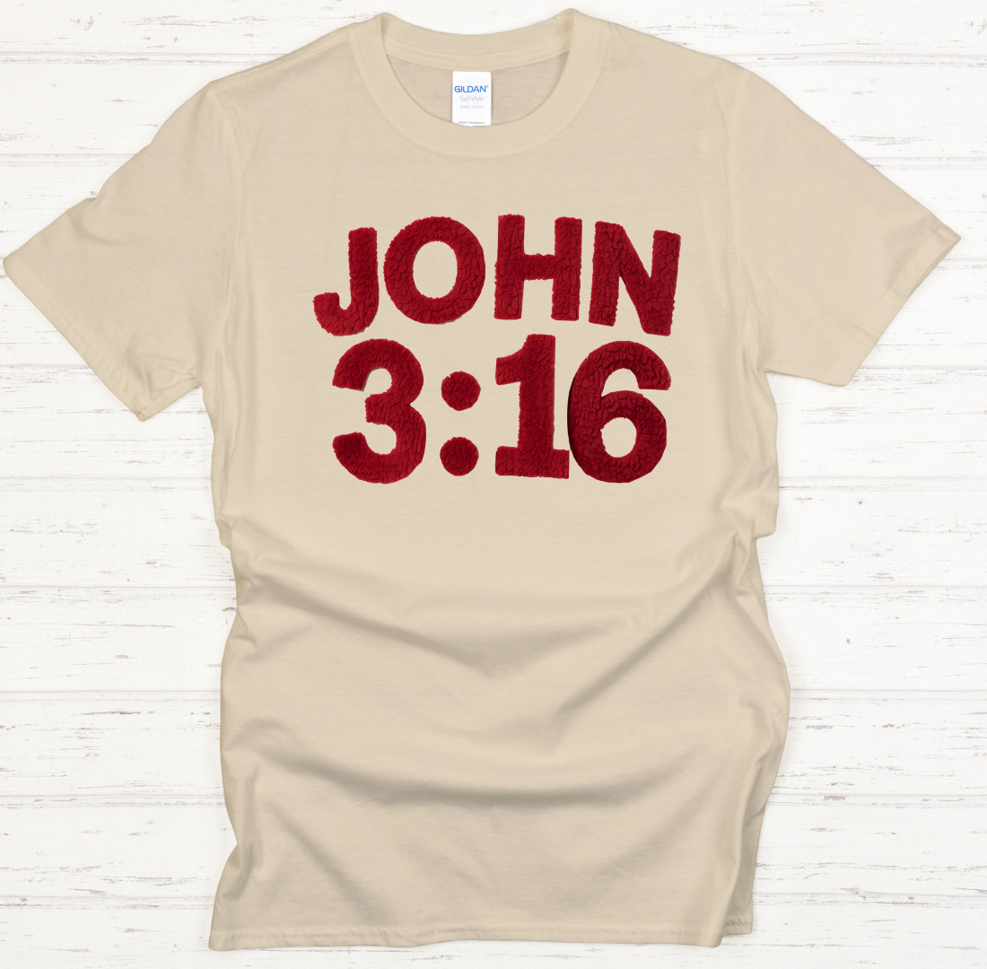 John 3:16 Christian Shirt – Inspirational Bible Verse Faith Tee