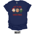 Just A Girl Who Loves Christmas Shirt – Festive Holiday Graphic Tee