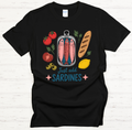 Just Add Sardines Food Lover Shirt on Gildan Softstyle Tee