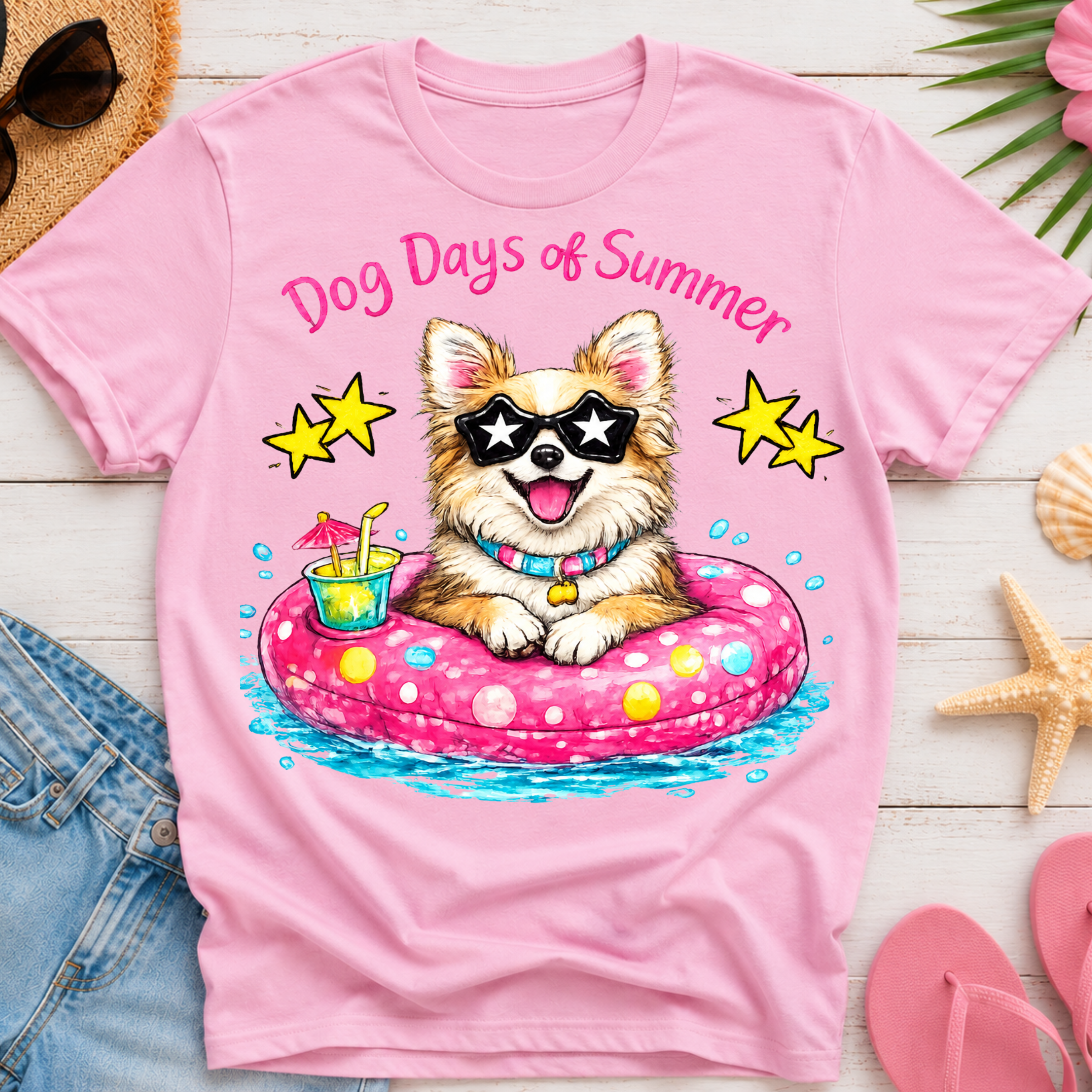 Dog Days of Summer Long Hair Chihuahua shirt
