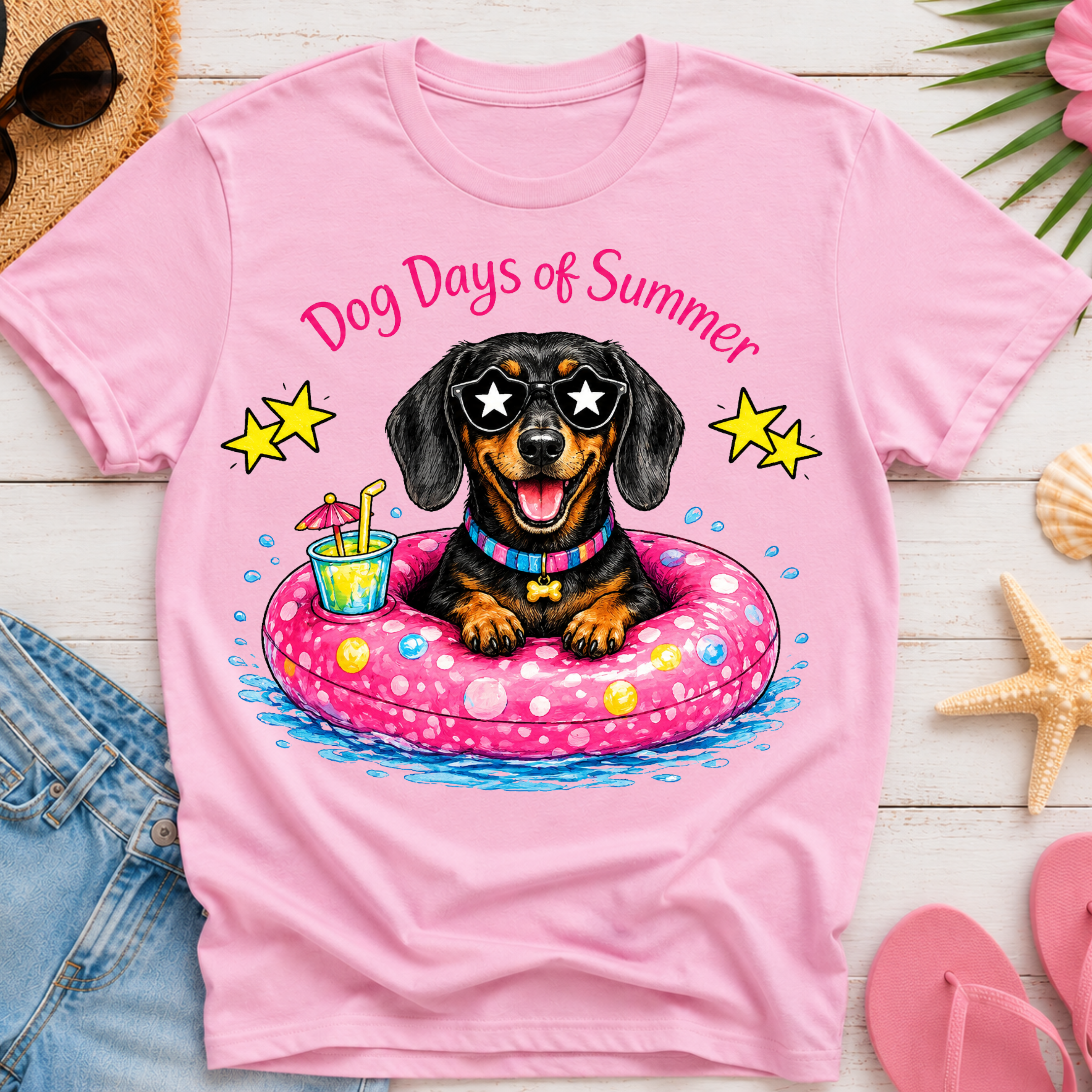 Dog Days of Summer Dachshund shirt