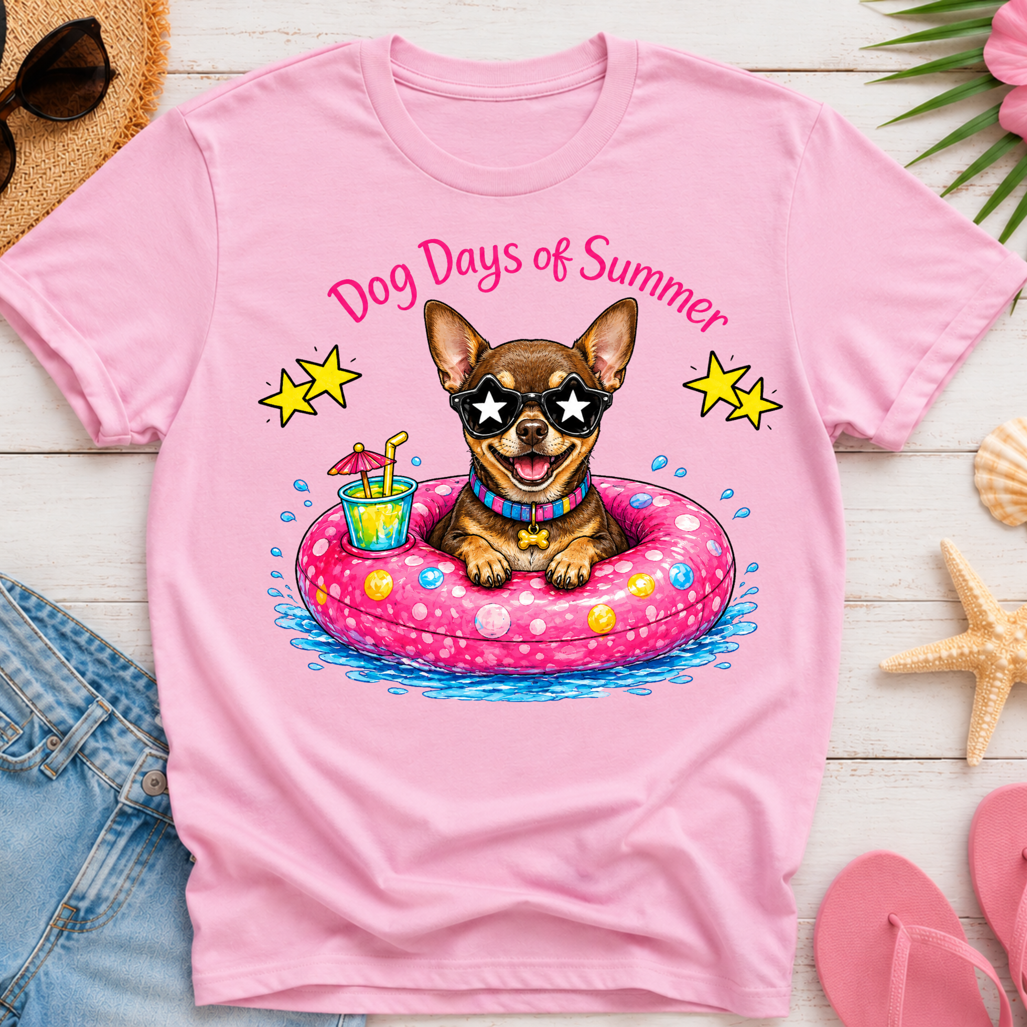 Dog Days of Summer Short Hair Chihuahua shirt