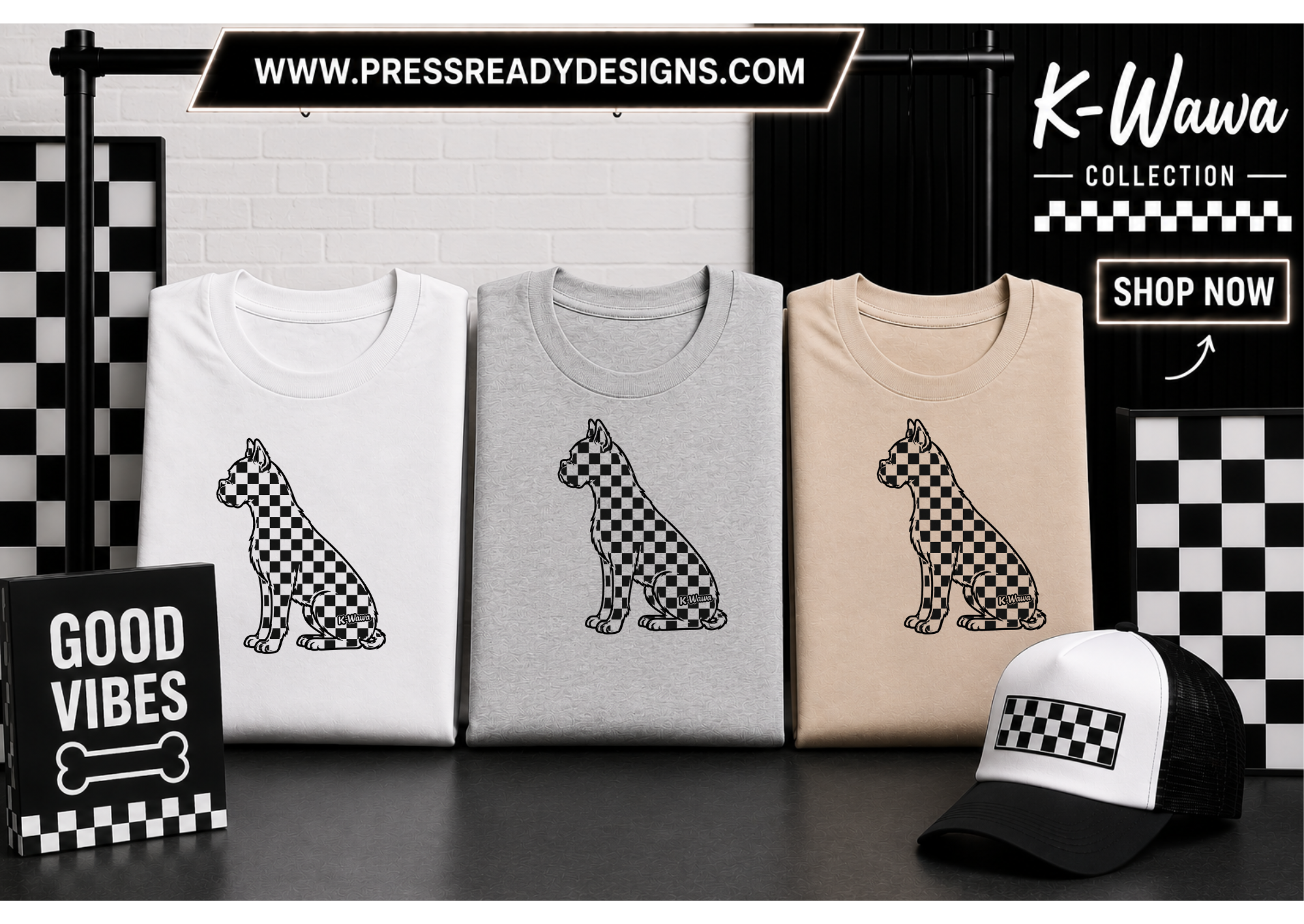 Checkered Boxer Shirt