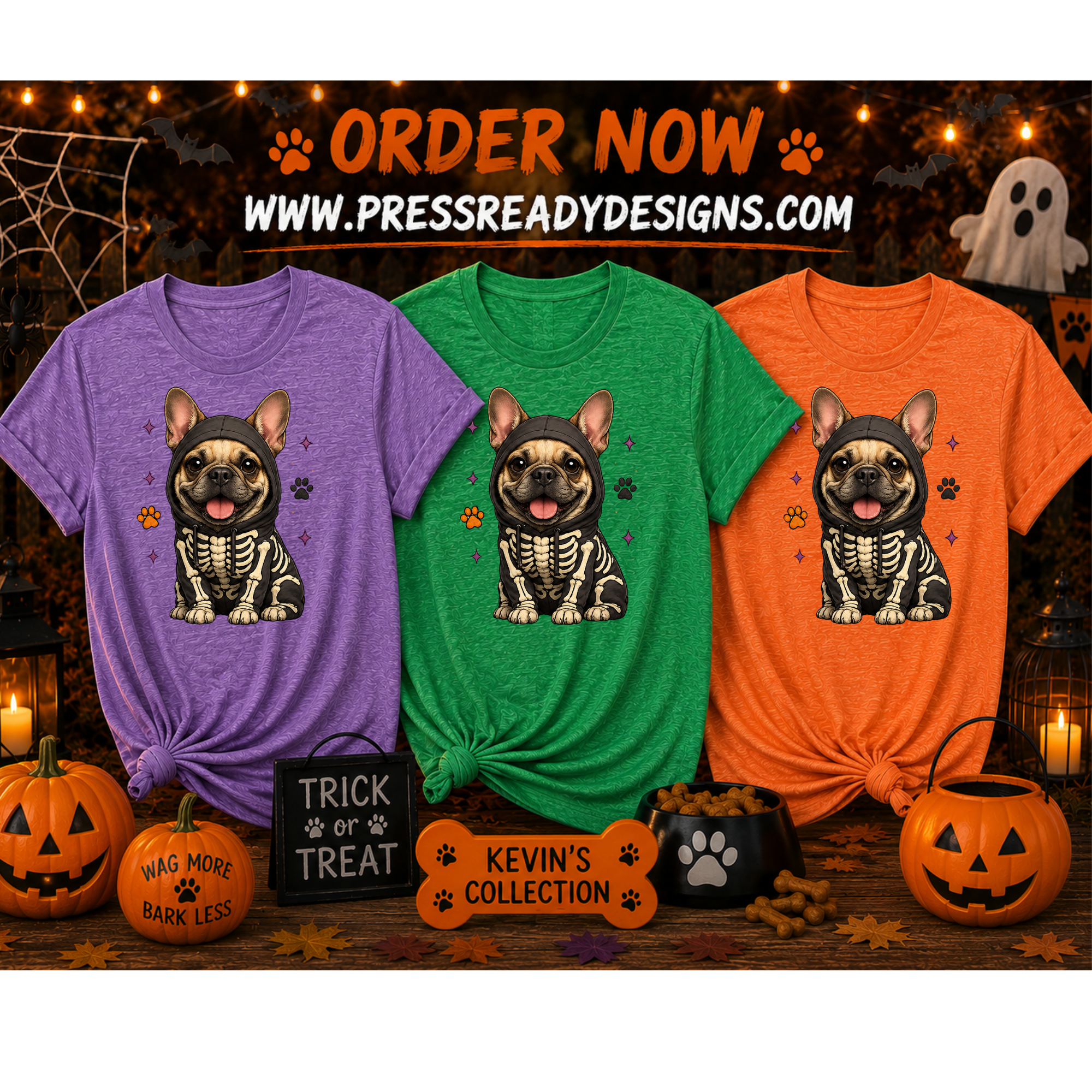 Skeleton Frenchie Shirt