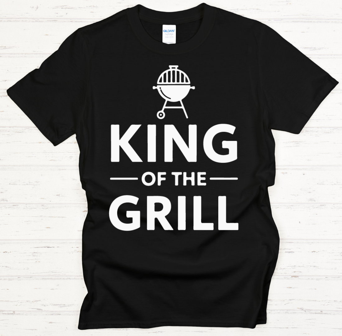 King of the Grill BBQ Graphic T-Shirt | Gildan Softstyle Tee