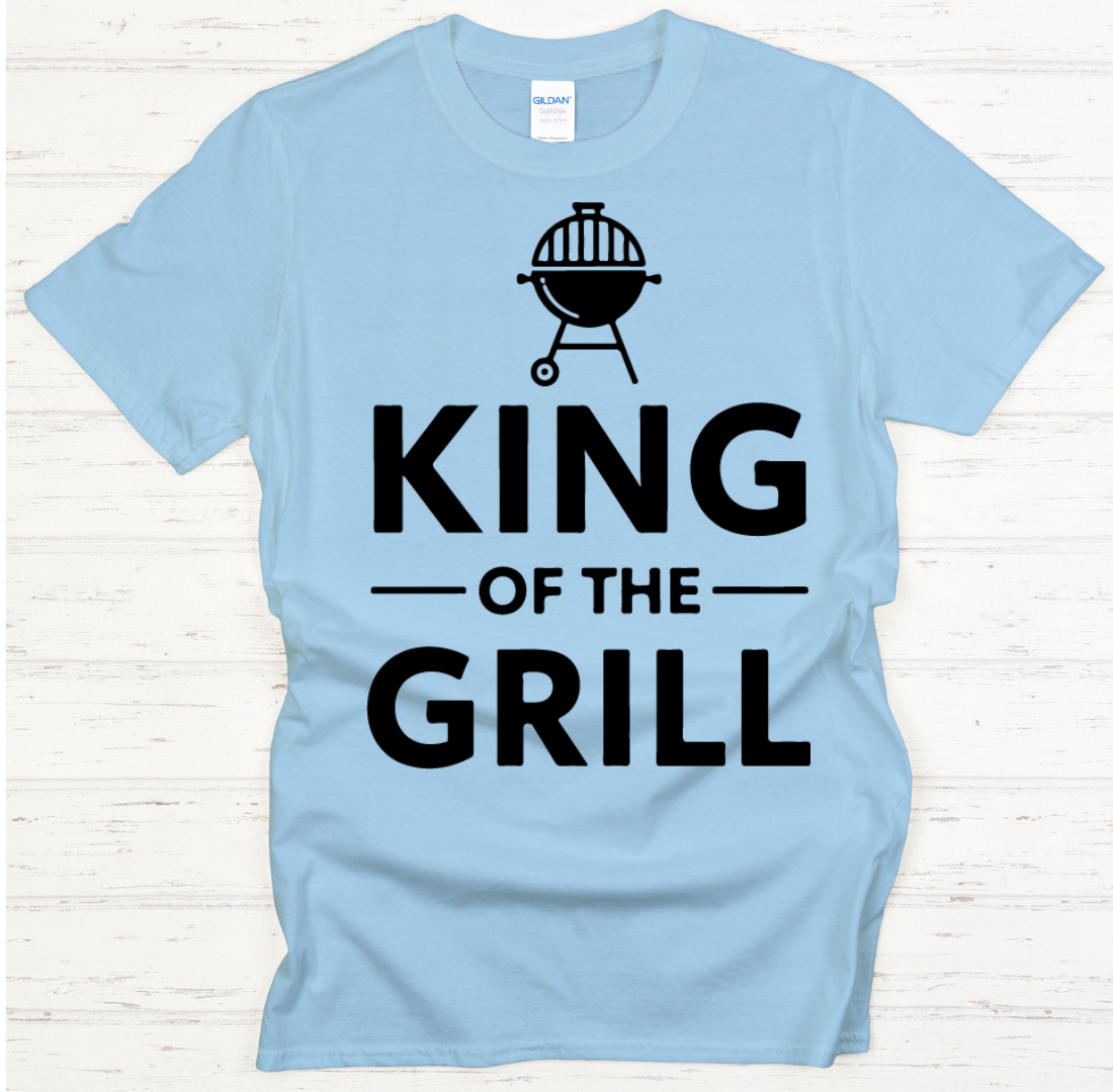 King of the Grill BBQ Graphic T-Shirt | Gildan Softstyle Tee