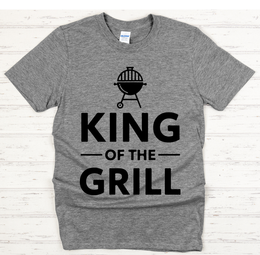King of the Grill BBQ Graphic T-Shirt | Gildan Softstyle Tee