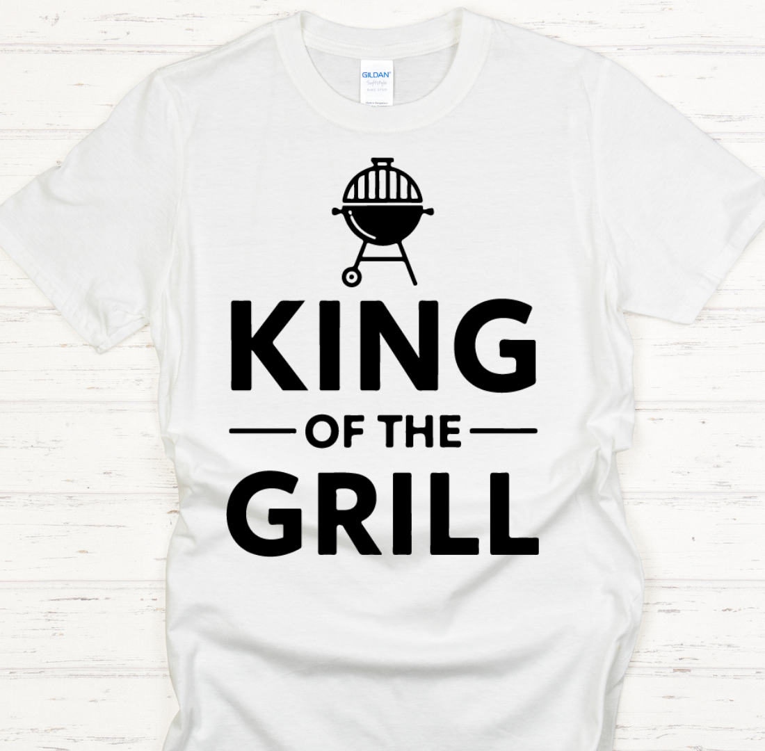 King of the Grill BBQ Graphic T-Shirt | Gildan Softstyle Tee