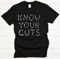 Know Your Cuts BBQ Shirt – Funny Butcher Meat Lover Tee