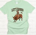 Let's Rodeo Cowboy Shirt – Western Bull Riding Rodeo Graphic Tee