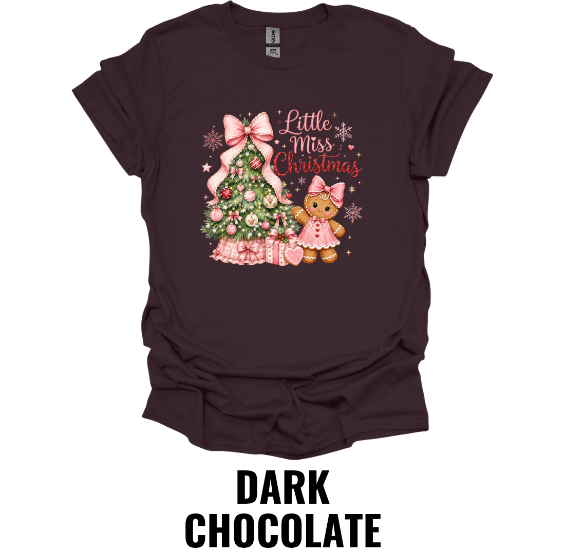 Little Miss Christmas T-Shirt – Cute Holiday Girl Tee