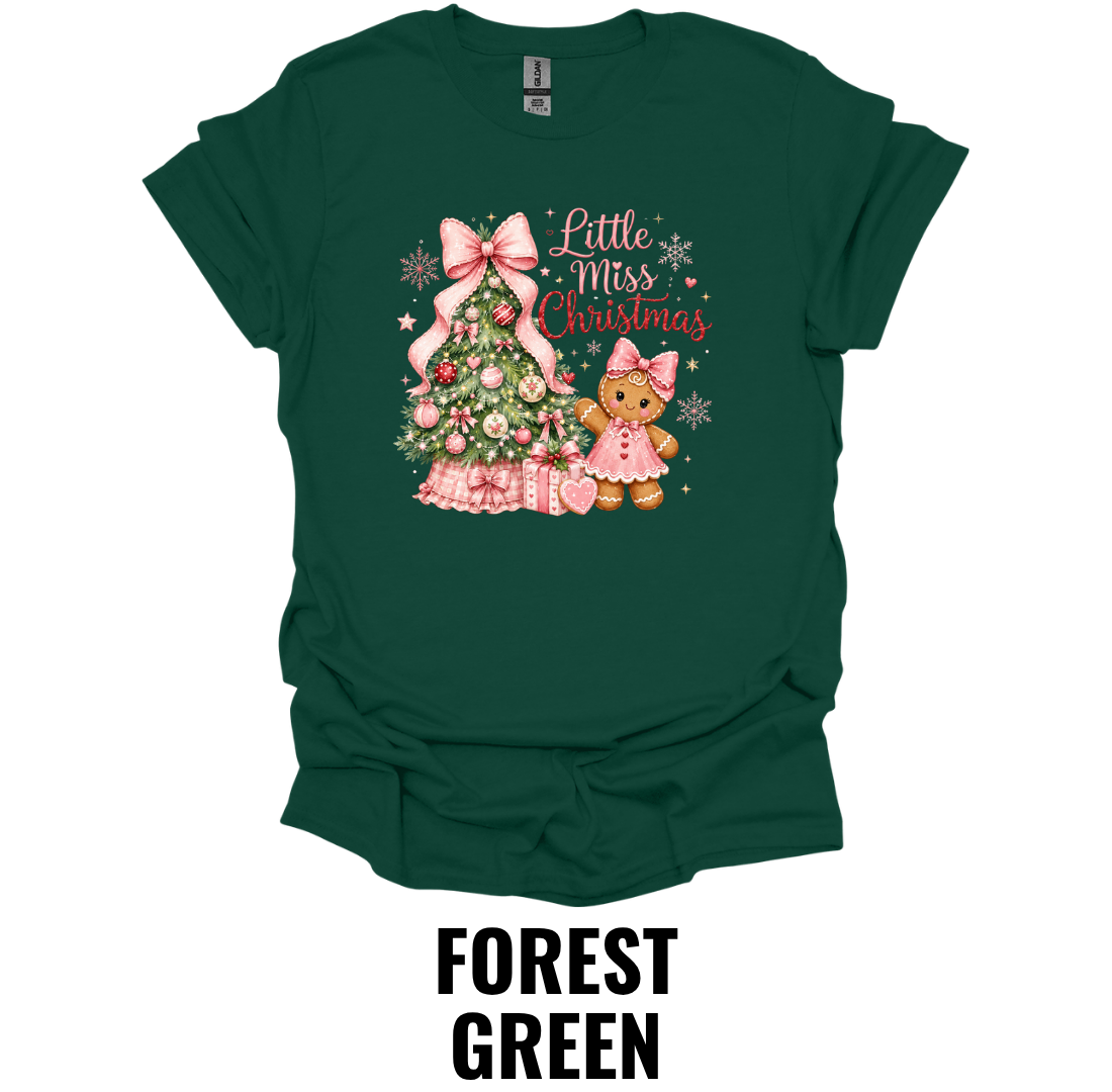 Little Miss Christmas T-Shirt – Cute Holiday Girl Tee
