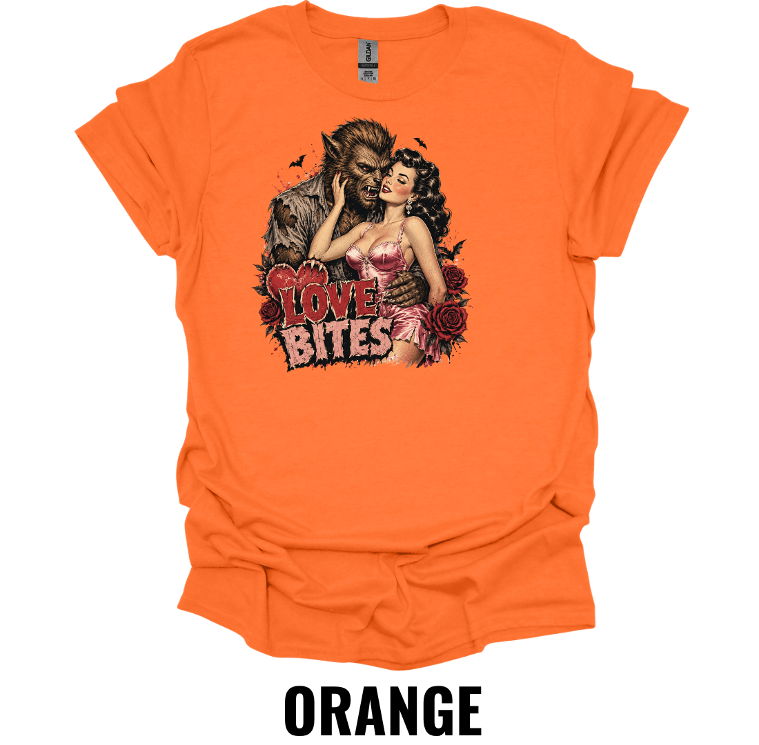 Love Bites T-Shirt – Vintage Horror Romance Tee