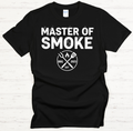 Master of Smoke BBQ Pitmaster Graphic T-Shirt | Gildan Softstyle Tee
