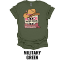 Mixtape Cowgirl T-Shirt – Retro Country Music Graphic Tee