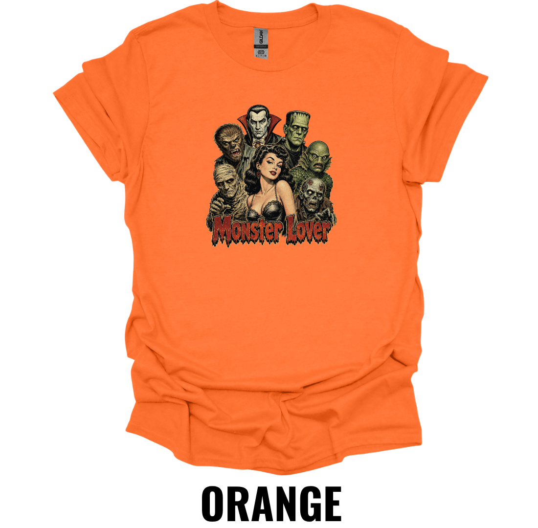 Monster Lover T-Shirt – Classic Horror Graphic Tee