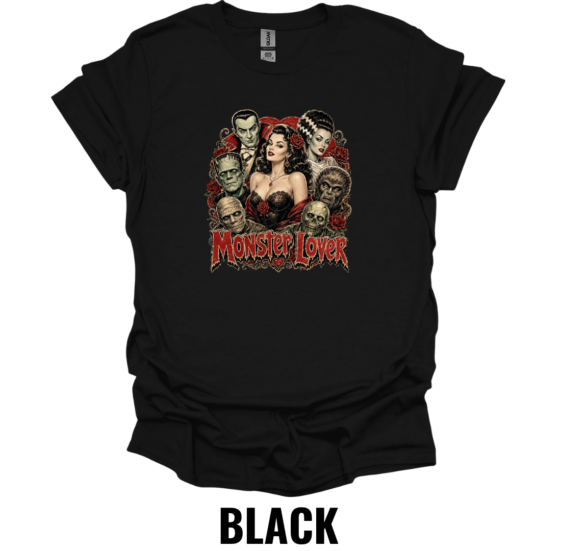 Monster Lover T-Shirt – Classic Universal Monsters Tee
