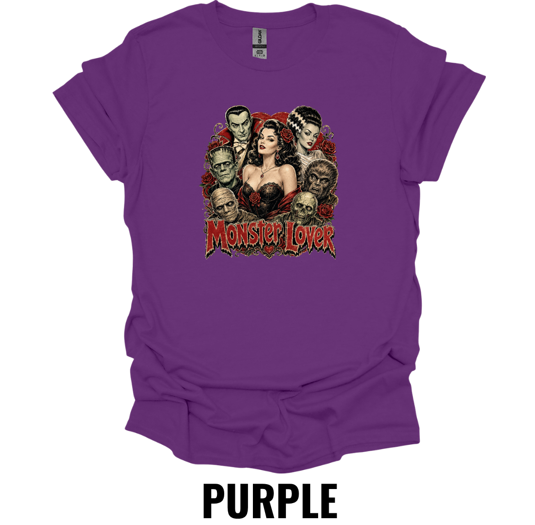 Monster Lover T-Shirt – Classic Universal Monsters Tee