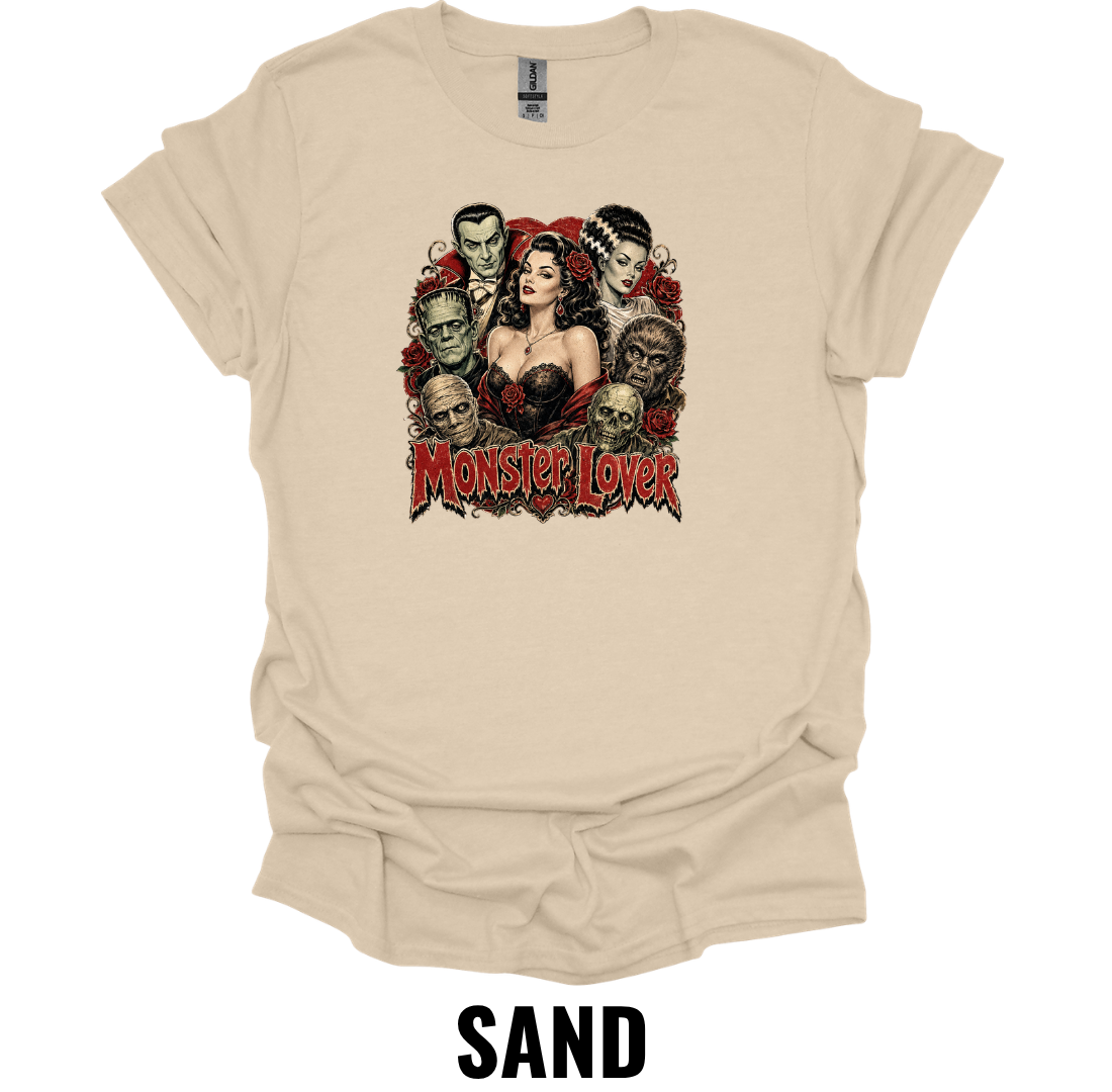 Monster Lover T-Shirt – Classic Universal Monsters Tee