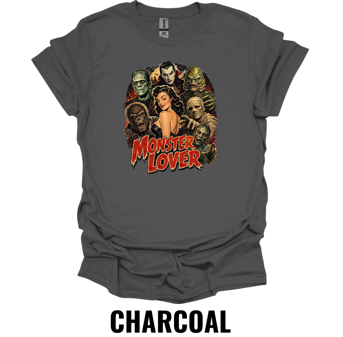 Monster Lover T-Shirt – Retro Horror Monster Tee