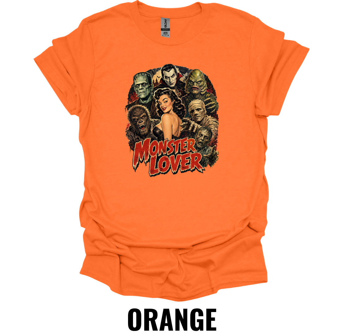 Monster Lover T-Shirt – Retro Horror Monster Tee